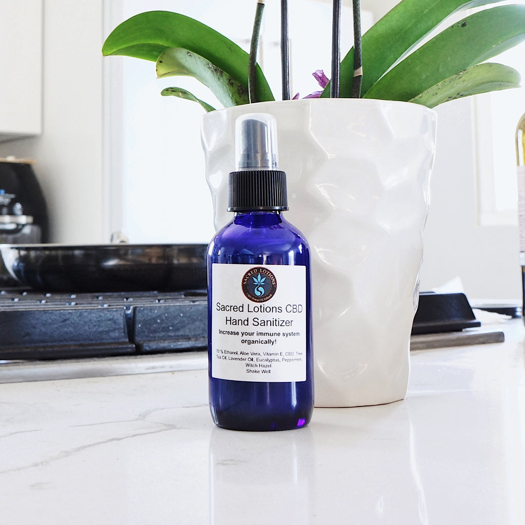 Natural Hand Sanitizer made with Organic Essential Oils
